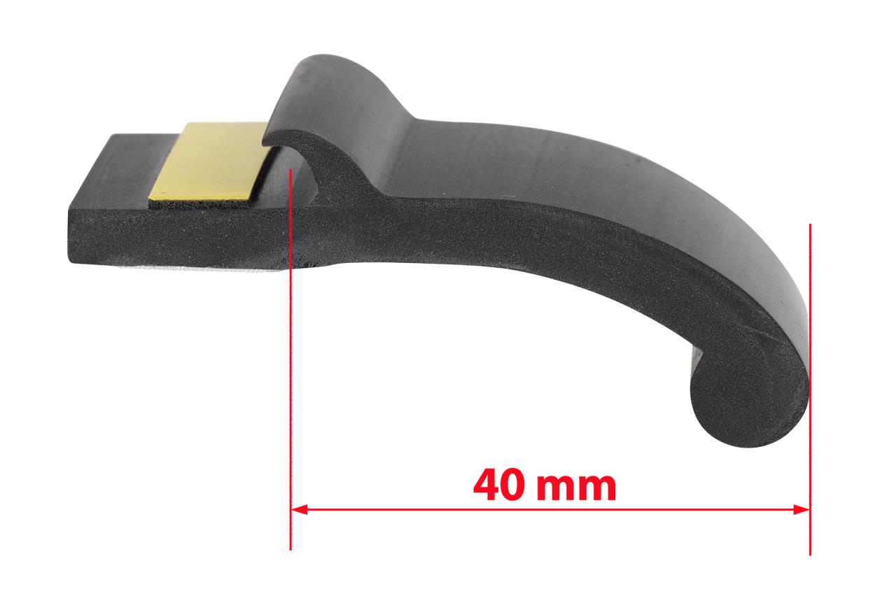 Extended fender flare universal - 1 piece - 40 mm wide - 150 cm long