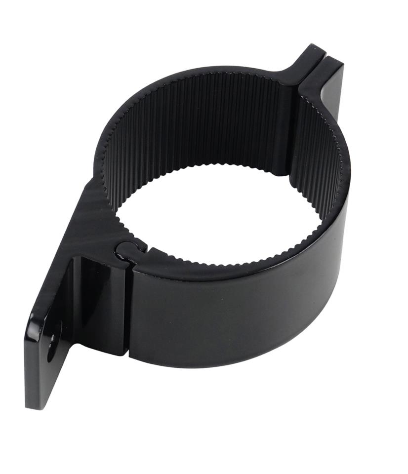 Clamp / pipe clamp 60 mm alloy black for headlight & lightbar mounting