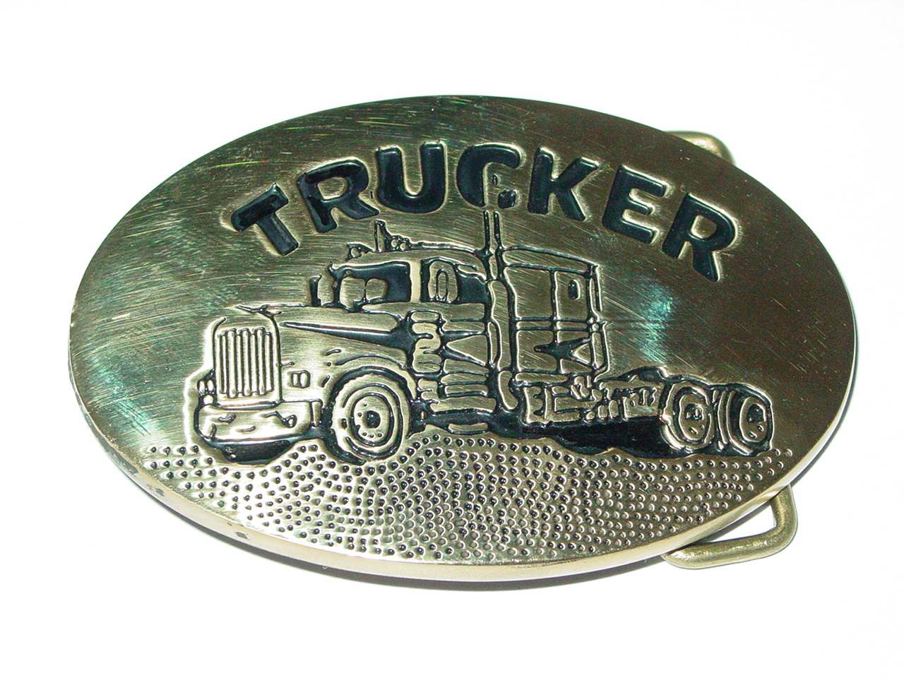 Metall Gürtelschnalle "Trucker"