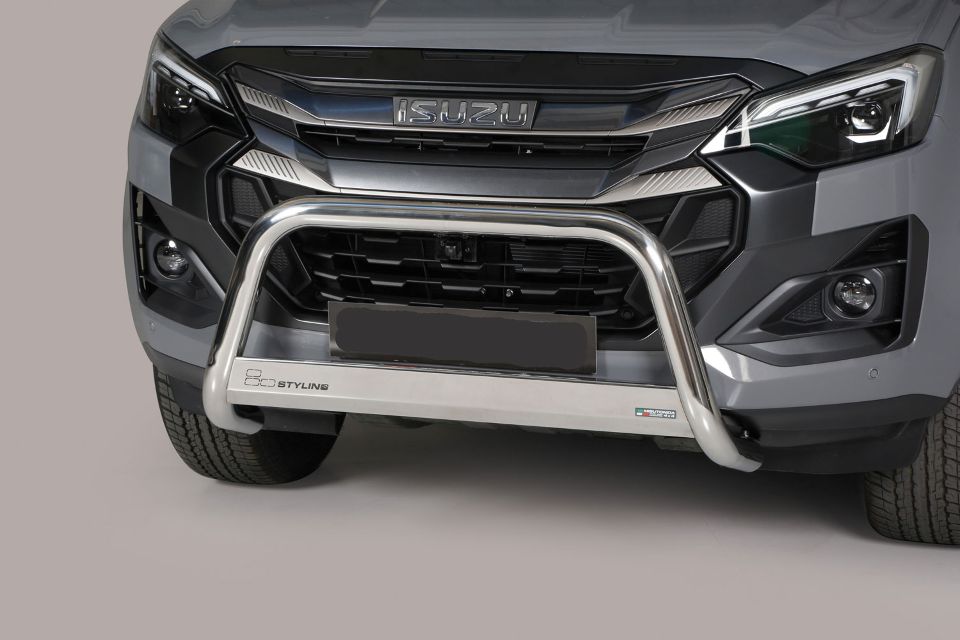 Stainless steel bullbar Ø 63 mm suitable for Isuzu D-Max (2026-)