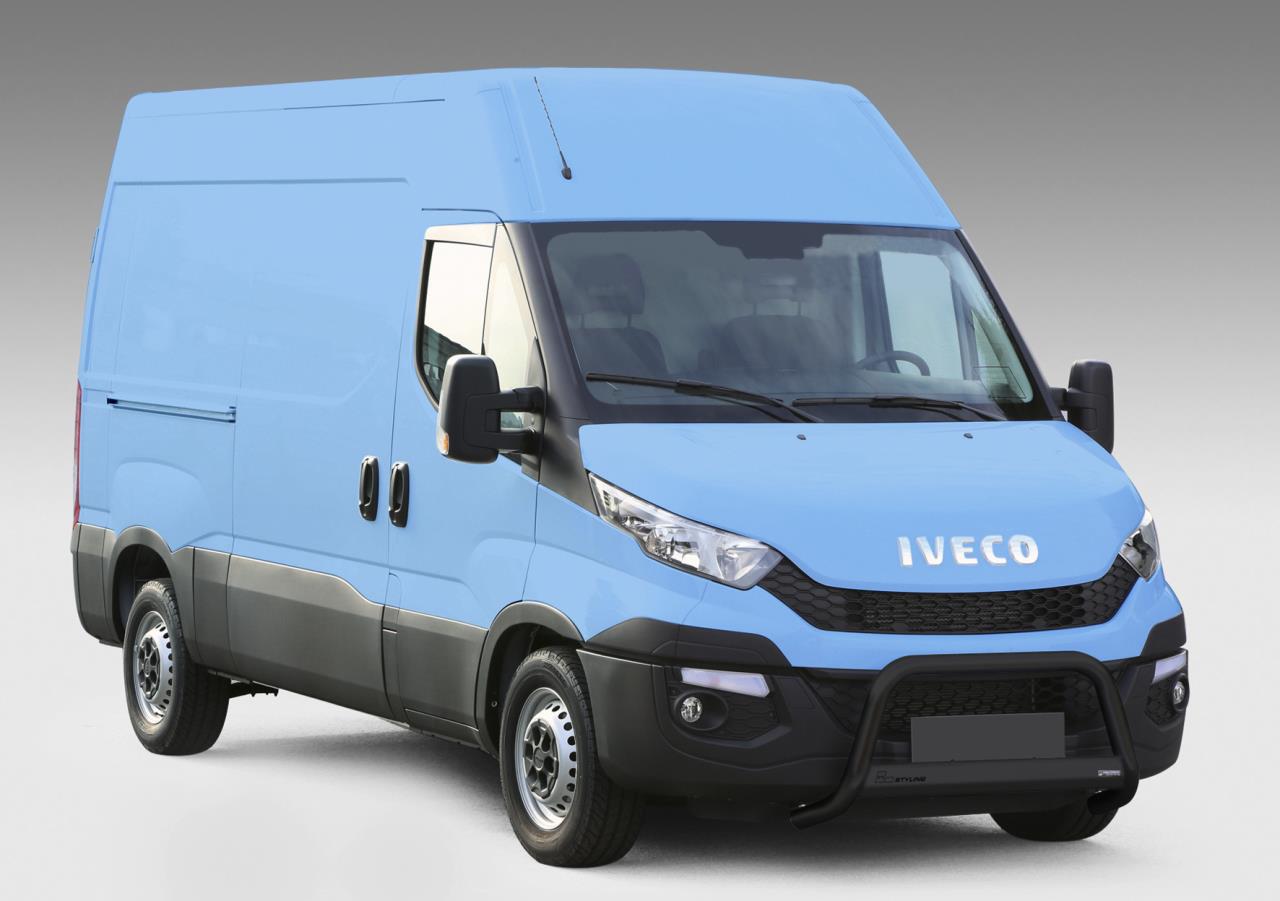 Schwarzer Frontschutzbügel passend für Iveco Daily (2014-2018)