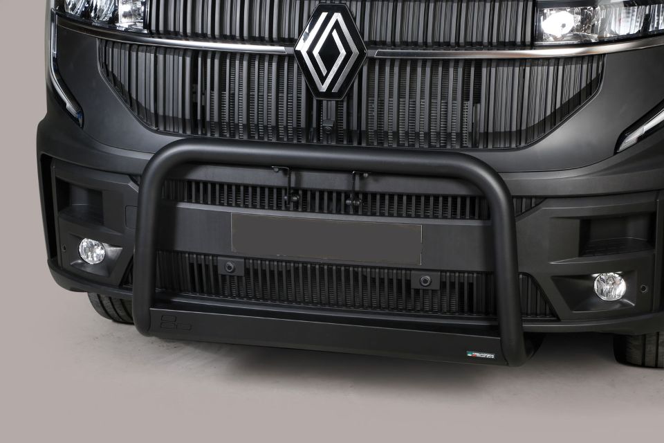 Black bullbar Ø 63 mm suitable for Renault Master (2024-)