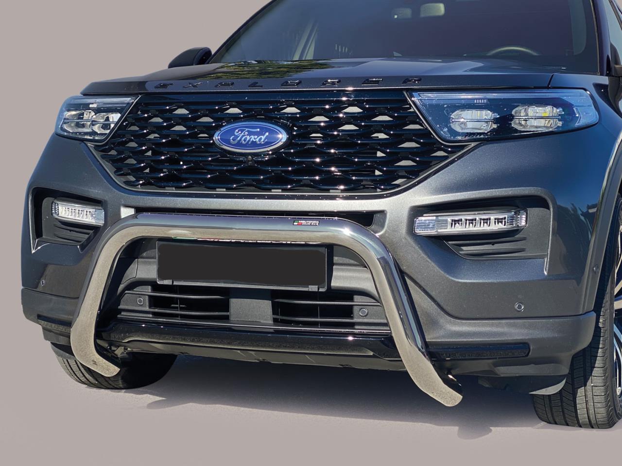 Edelstahl Frontschutzbügel Ø 76 mm passend für Ford Explorer (2021-)