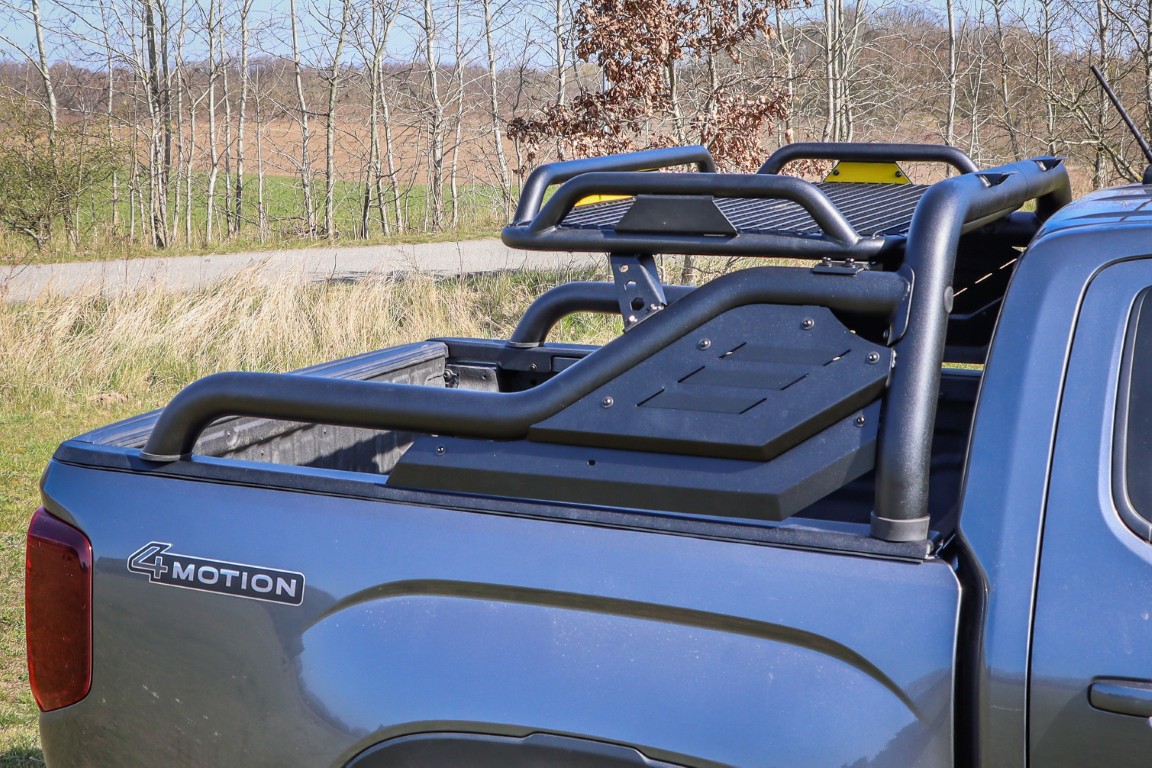 HSP Black Stealth rollbar + mounting rails suitable for VW Amarok T1 (2023-)