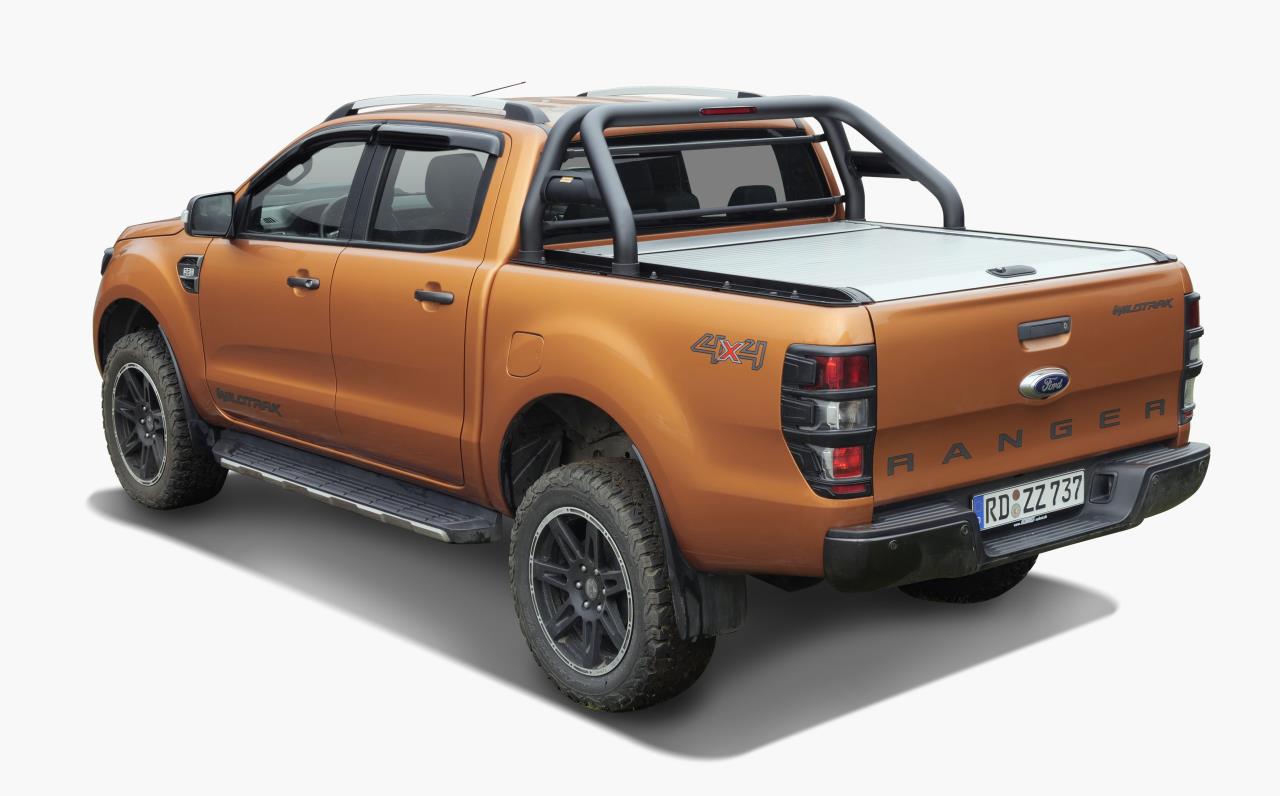 Black matt powder coated rollbar suitable for Ford Ranger (2012-2022) & Ranger Raptor (05/2019-2022)