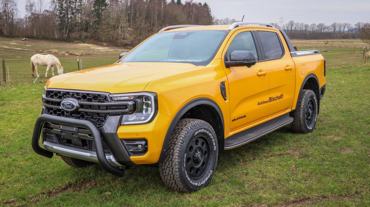 1x Komplettrad W-TEC XPlorer 17" + 285/65 (121-S) General Grabber AT3 passend für Ford Ranger (2012-2018)