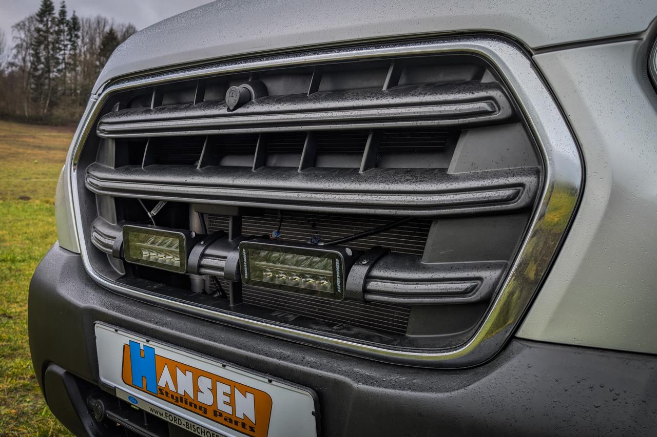 Euralight | LED Fernscheinwerfer Kühlergrill Kit | passend für Ford Transit (2019-)