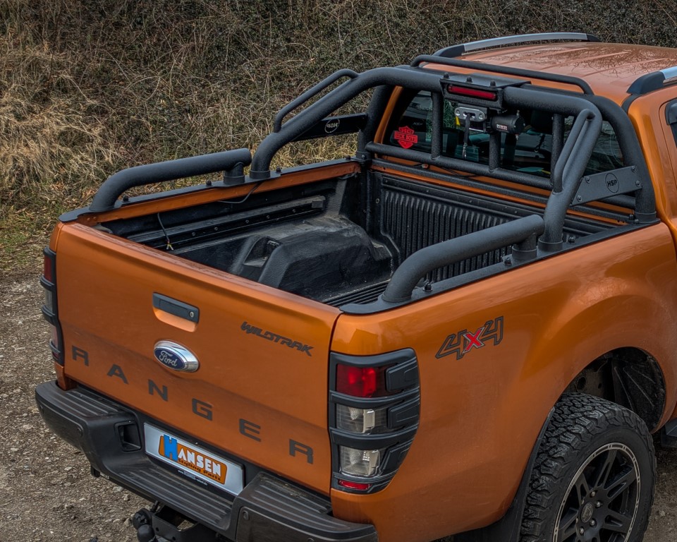HSP Black Hunter Überrollbügel passend für Ford Ranger (2023-) & Ranger Raptor (2023-)
