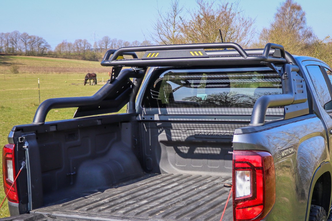HSP Black Stealth rollbar + mounting rails suitable for VW Amarok T1 (2023-)
