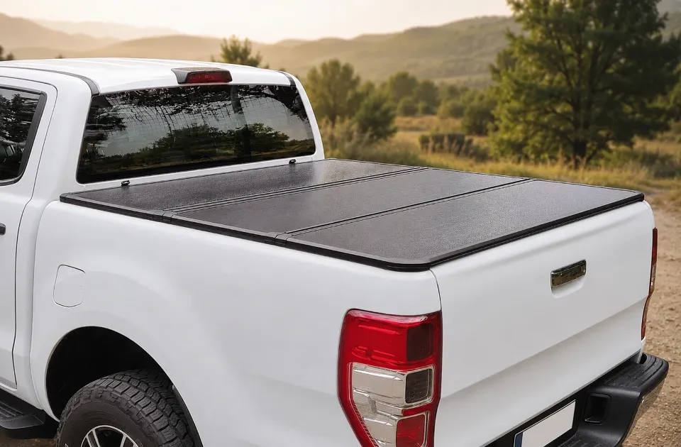 HSP | Aluminum tonneau bedcover 3-piece folding | suitable for Foton Tunland 3 G7 (2019+)