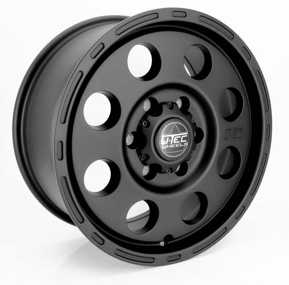 1x Komplettrad W-TEC XPlorer 17" + 285/65 (121-S) General Grabber AT3 passend für Ford Ranger (2012-2018)