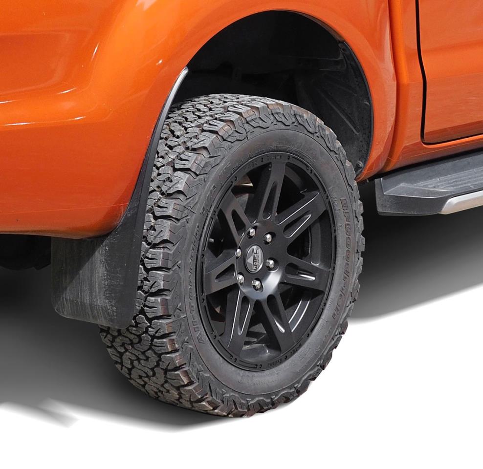 1x complete wheel W-TEC Extreme Black Edition 20" + 285/50 (112-H) Yokohama Geolander AT suitable for Ford Ranger (2012-2018)