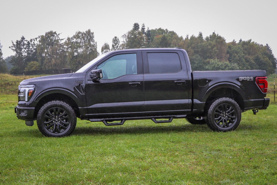 HSP schwarz matte Schwellerrohre Black Panther passend für Ford F150 (2015-)