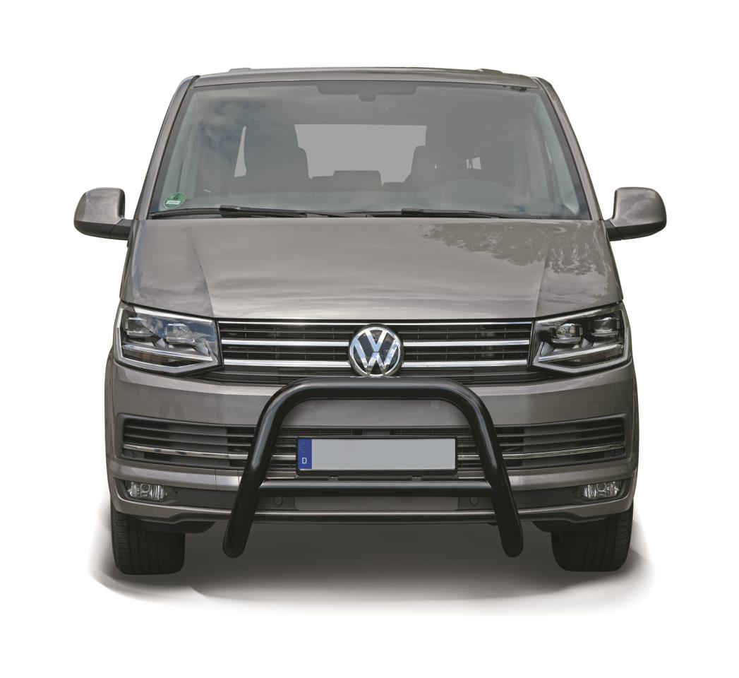 Schwarzer Frontschutzbügel passend für VW T6 (2015-2019)