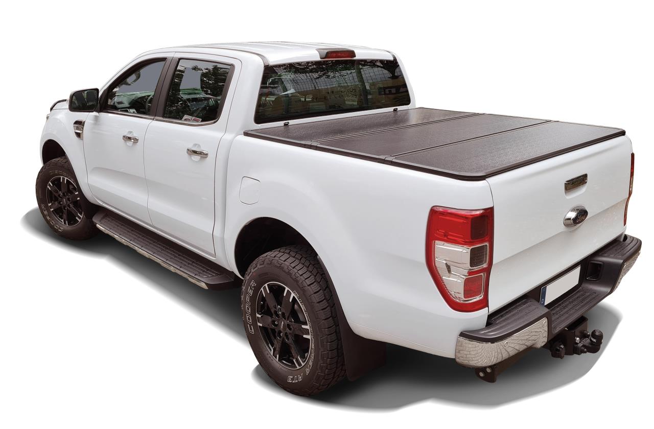 Aluminum tonneau bedcover 3-piece folding suitable for Ford Ranger (2012-2022) & Ranger Raptor (2019-2022)