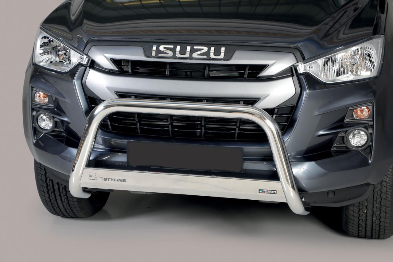 Edelstahl Frontschutzbügel Ø 63 mm passend für Isuzu D-Max (2020-2023)