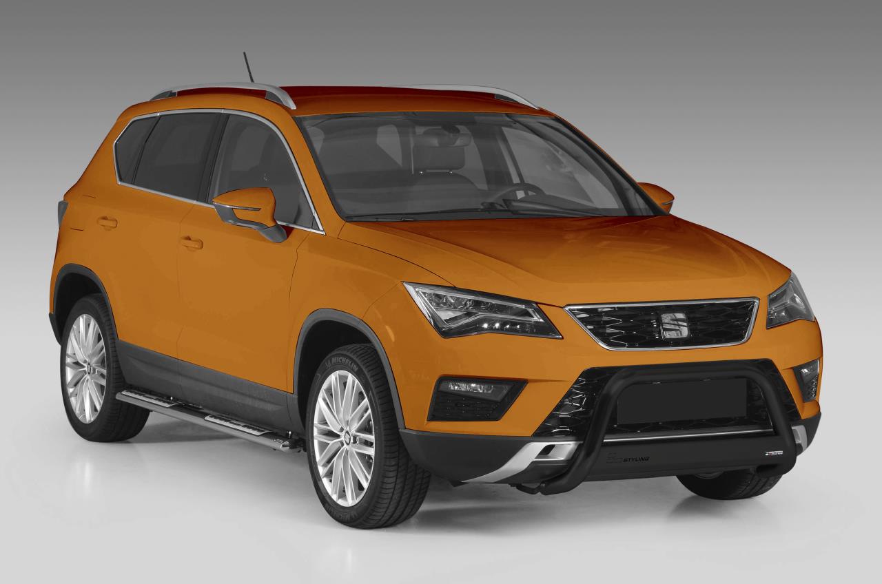 Schwarzer Frontschutzbügel passend für Seat Ateca (2018-2020)