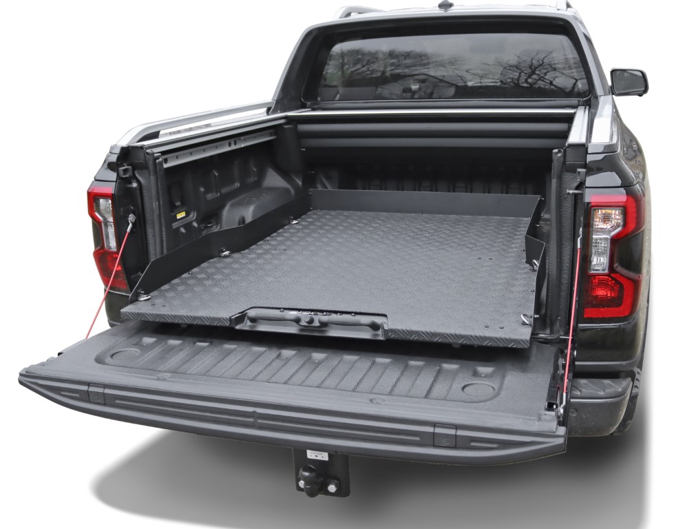 Extendable loading platform Pickup drawer aluminum