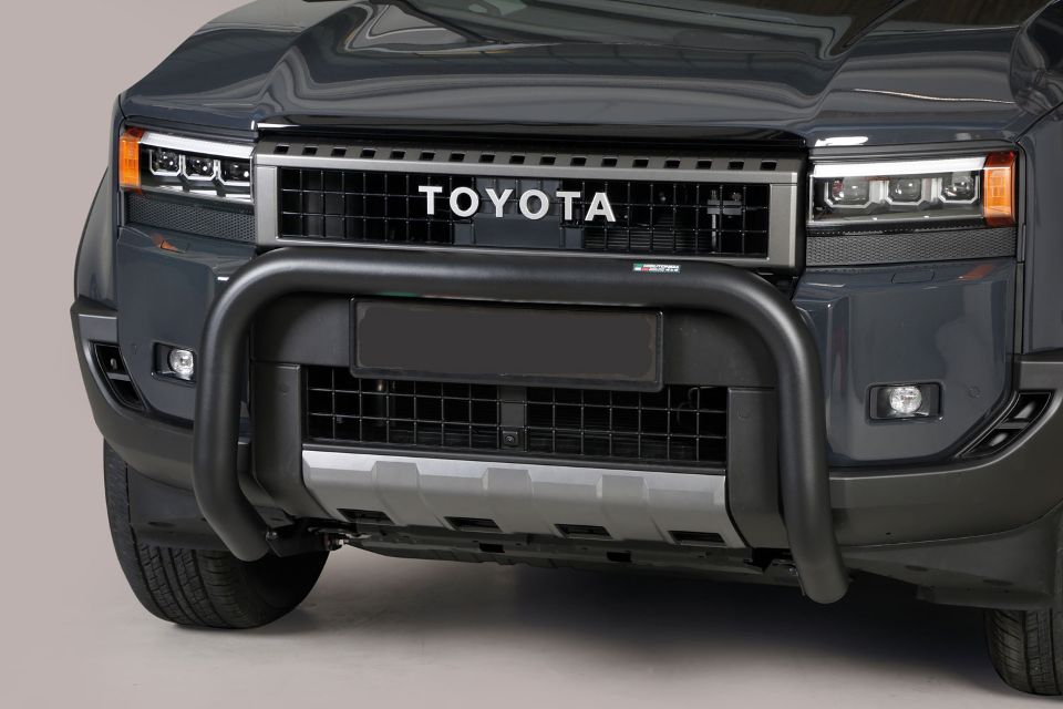 Schwarzer Frontschutzbügel Ø 76 mm passend für Toyota Landcruiser 250 (2024-)
