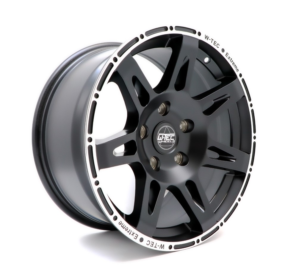 1x complete wheel W-TEC Extreme 17" + 265/65 (120-S) BF Goodrich All Terrain suitable for Jeep Commander WH (2006-2010)