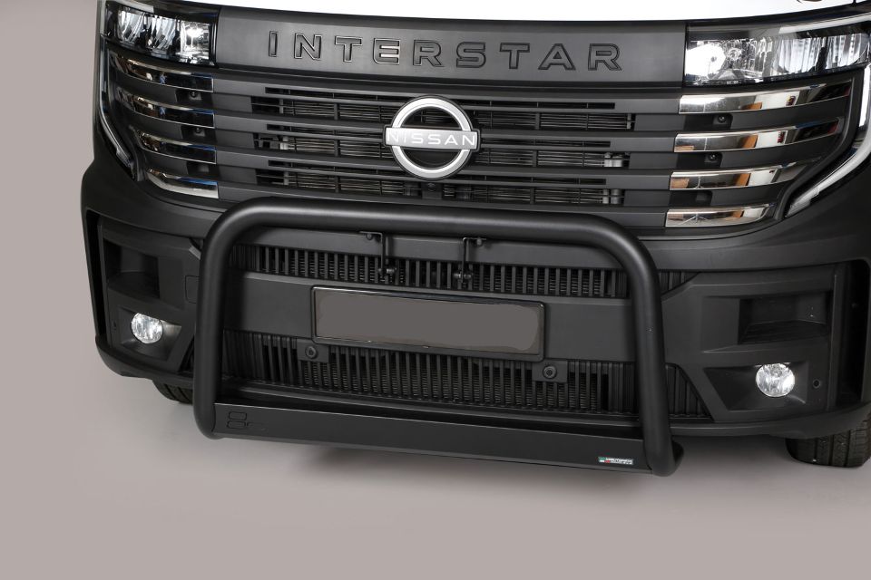 Black bullbar Ø 63 mm suitable for Nissan Interstar (2025-)