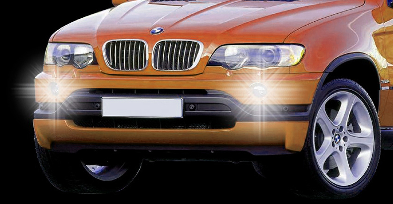 Tagfahrlichter ohne Dimmfunktion passend für BMW X5 E53 (2000-2003)