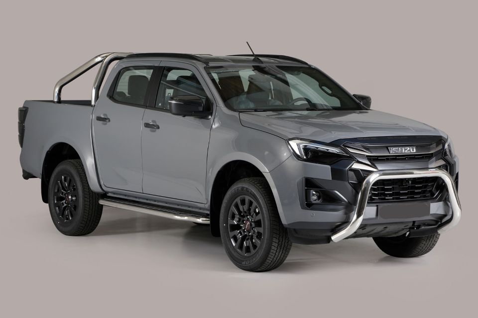 Stainless steel bullbar Ø 76 mm suitable for Isuzu D-Max (2026-)