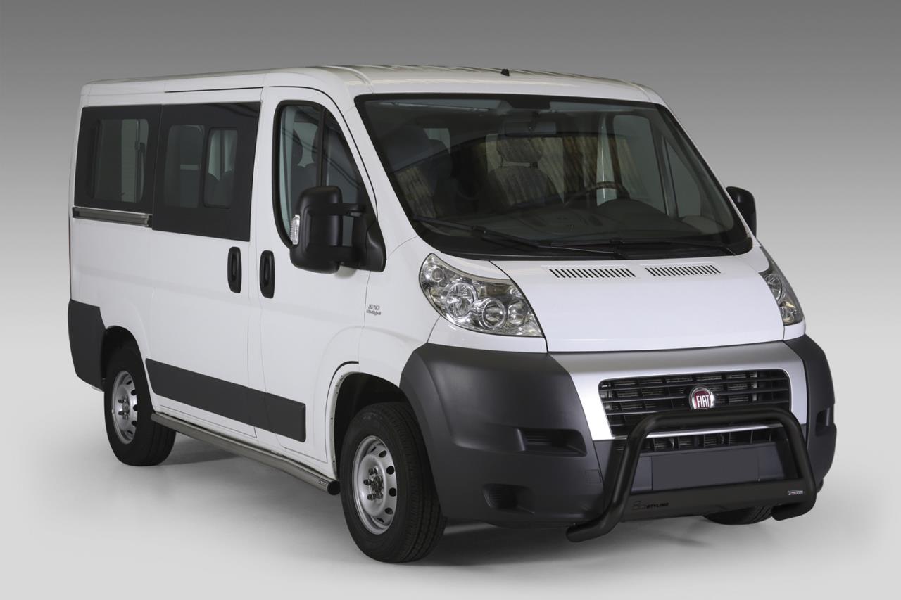 Schwarzer Frontschutzbügel passend für Fiat Ducato (2006-2013)