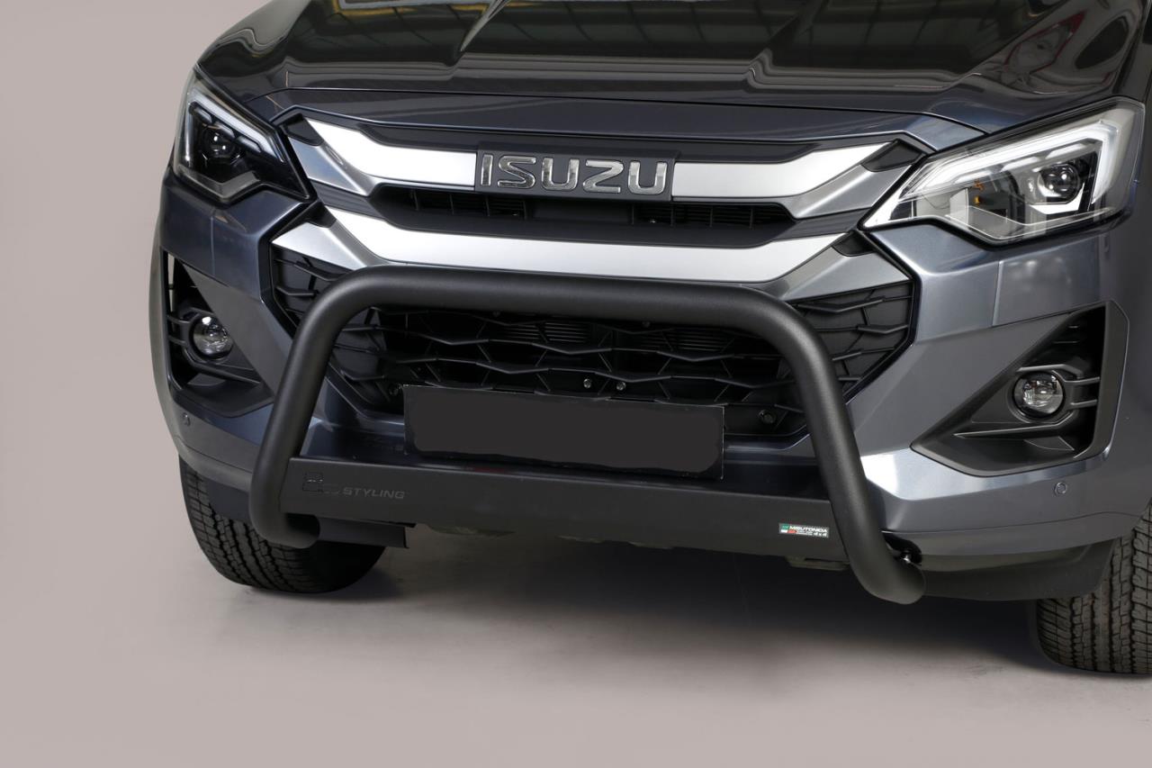 Schwarzer Frontschutzbügel Ø 63 mm passend für Isuzu D-Max (2024-)