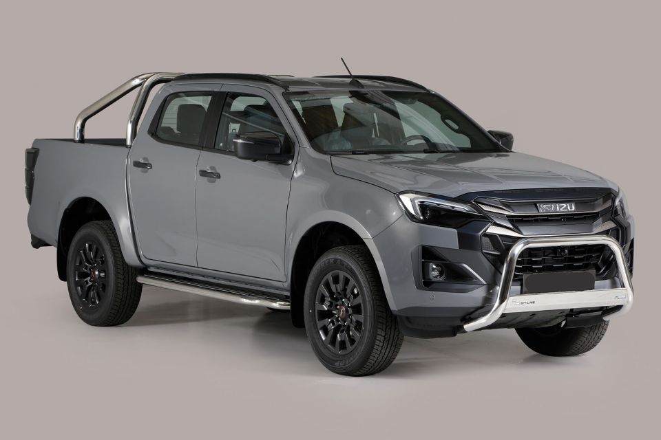 Stainless steel bullbar Ø 63 mm suitable for Isuzu D-Max (2026-)