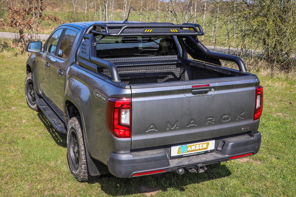 HSP Black Stealth rollbar + mounting rails suitable for VW Amarok T1 (2023-)