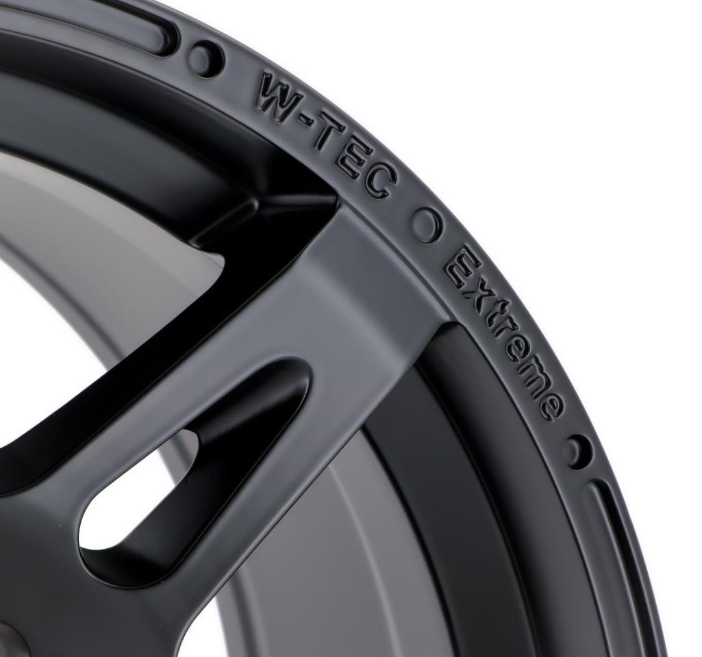1x complete wheel  W-TEC Extreme Black Edition 17" + 285/70 (121-S) BF Goodrich All Terrain suitable for Jeep Wrangler JK (2007-2018)