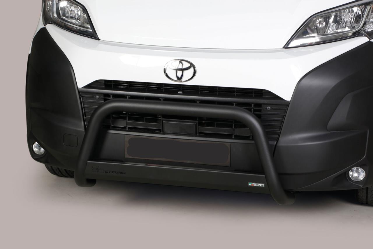 Black bullbar Ø 63 mm suitable for Toyota ProAce Max (2024-)