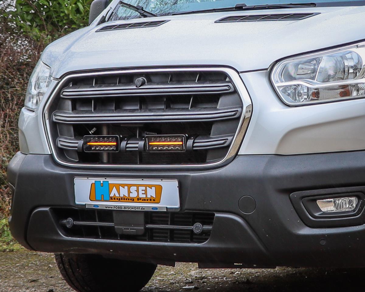 Euralight | LED Fernscheinwerfer Kühlergrill Kit | passend für Ford Transit (2019-)