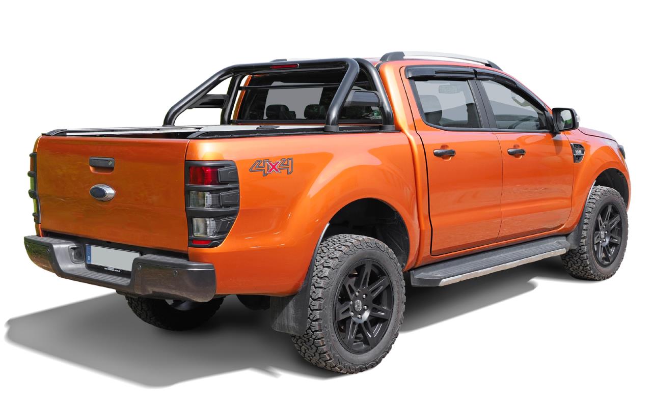 1x complete wheel W-TEC Extreme Black Edition 20" + 255/55 (110-H) General Grabber AT3 suitable for Ford Ranger (2012-2018)