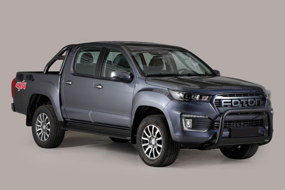 Black bullbar Ø 63 mm suitable for Foton Tunland G7 (2023-)