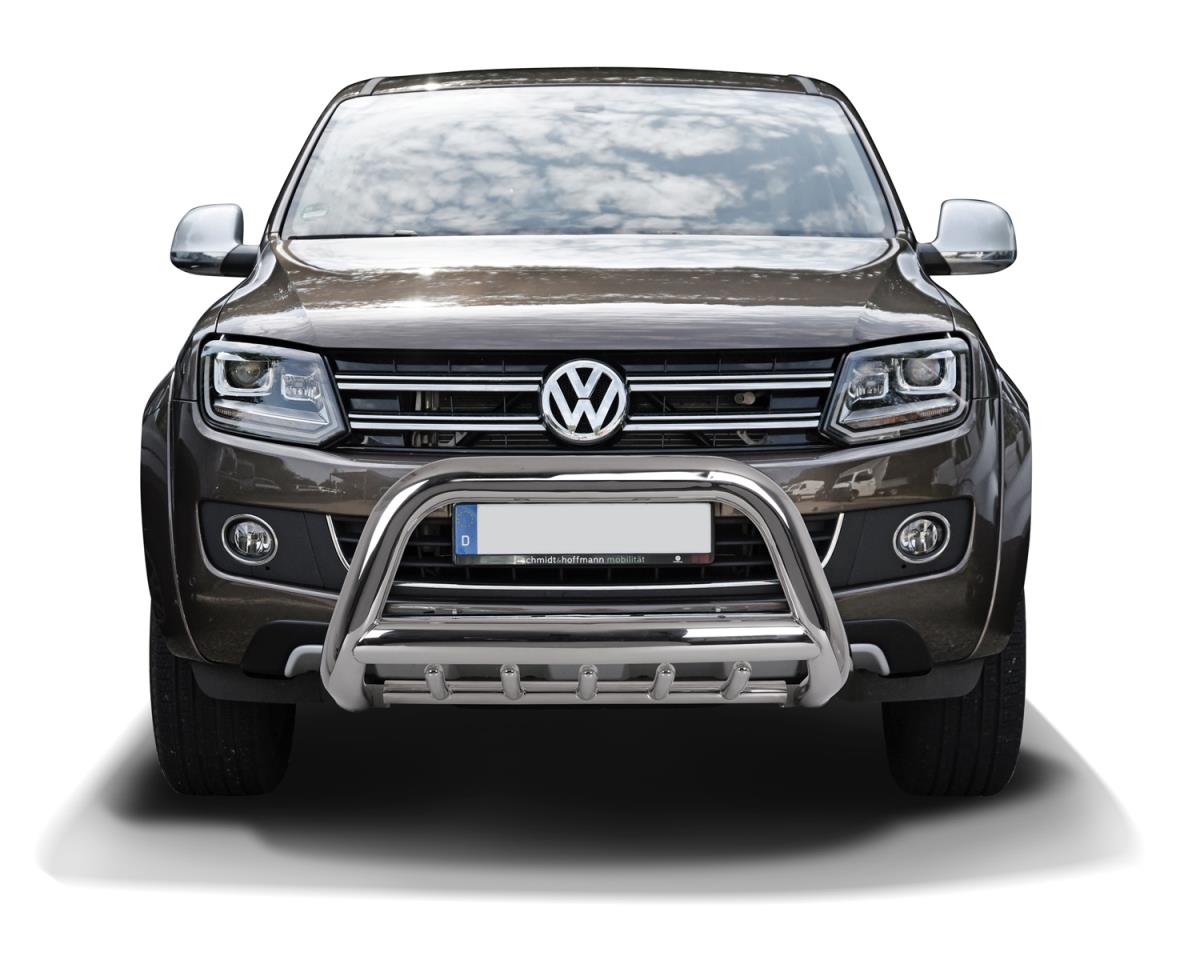 Edelstahl Frontschutzbügel mit Unterfahrschutz passend für VW Amarok (2010-2020)