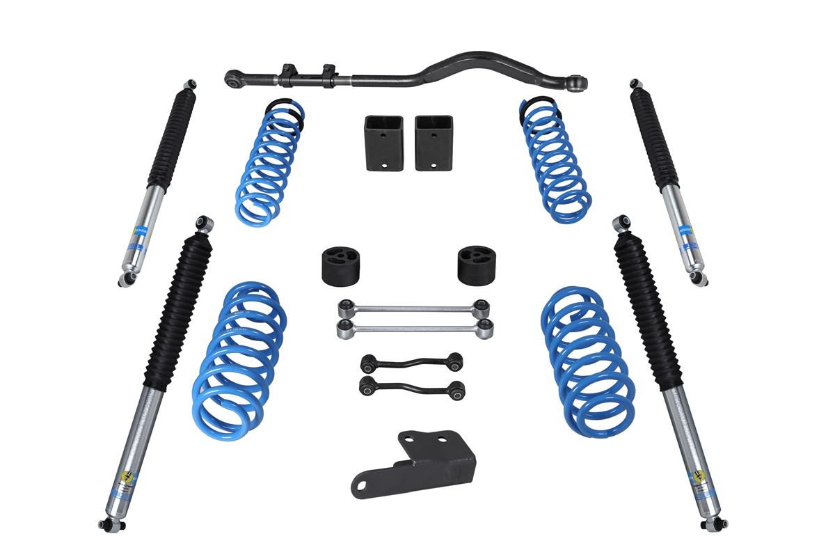 Höherlegungsfahrwerk 50-60mm passend für Jeep Wrangler JL 4xe Hybrid (05/2021-)