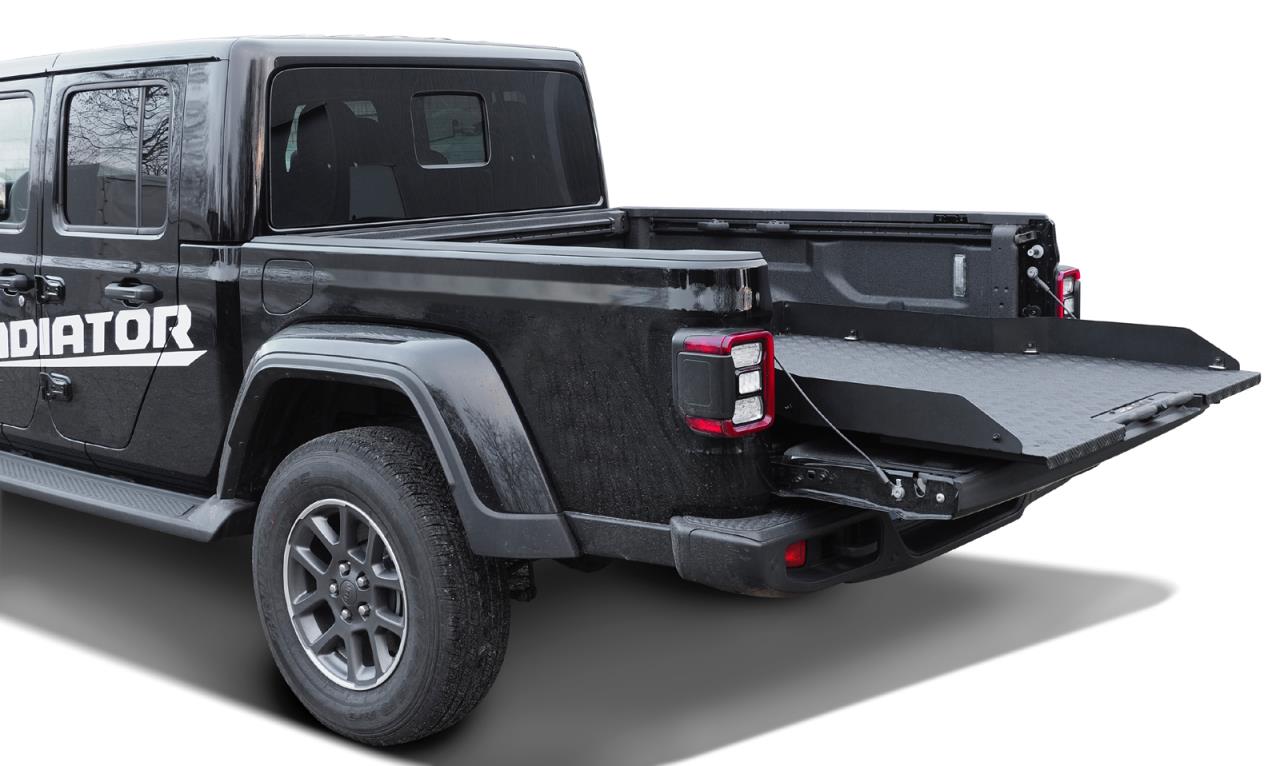 Produktbild: Pickup Ladeflächenauszug schwarz Alu