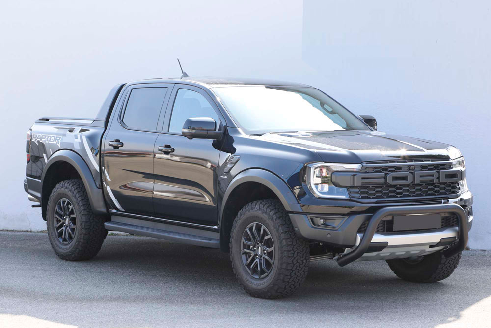 Schwarz matter Frontschutzbügel passend für Ford Ranger Raptor (2023-)