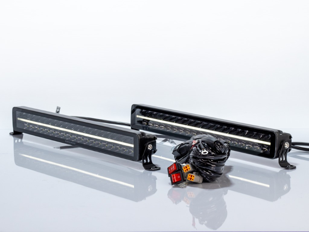 Euralight | 21,5" Black Penta 2.0 | LED Lightbar | ECE R148 & R149