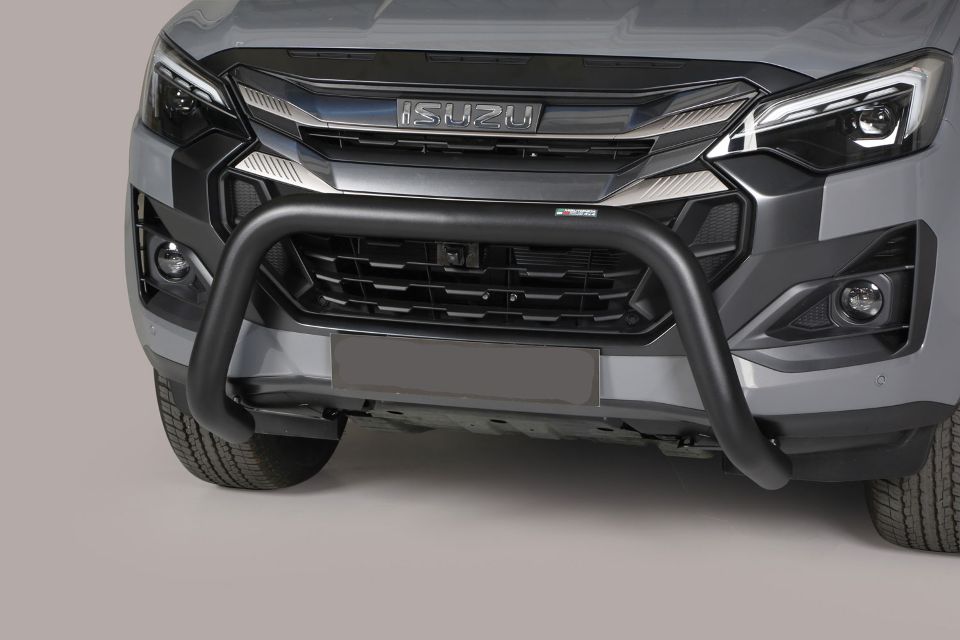 Black bullbar Ø 76 mm suitable for Isuzu D-Max (2026-)