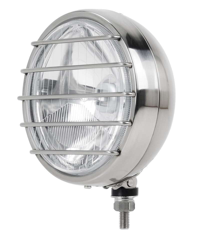 Spotlight 155 mm stainless steel with position light 12 volt