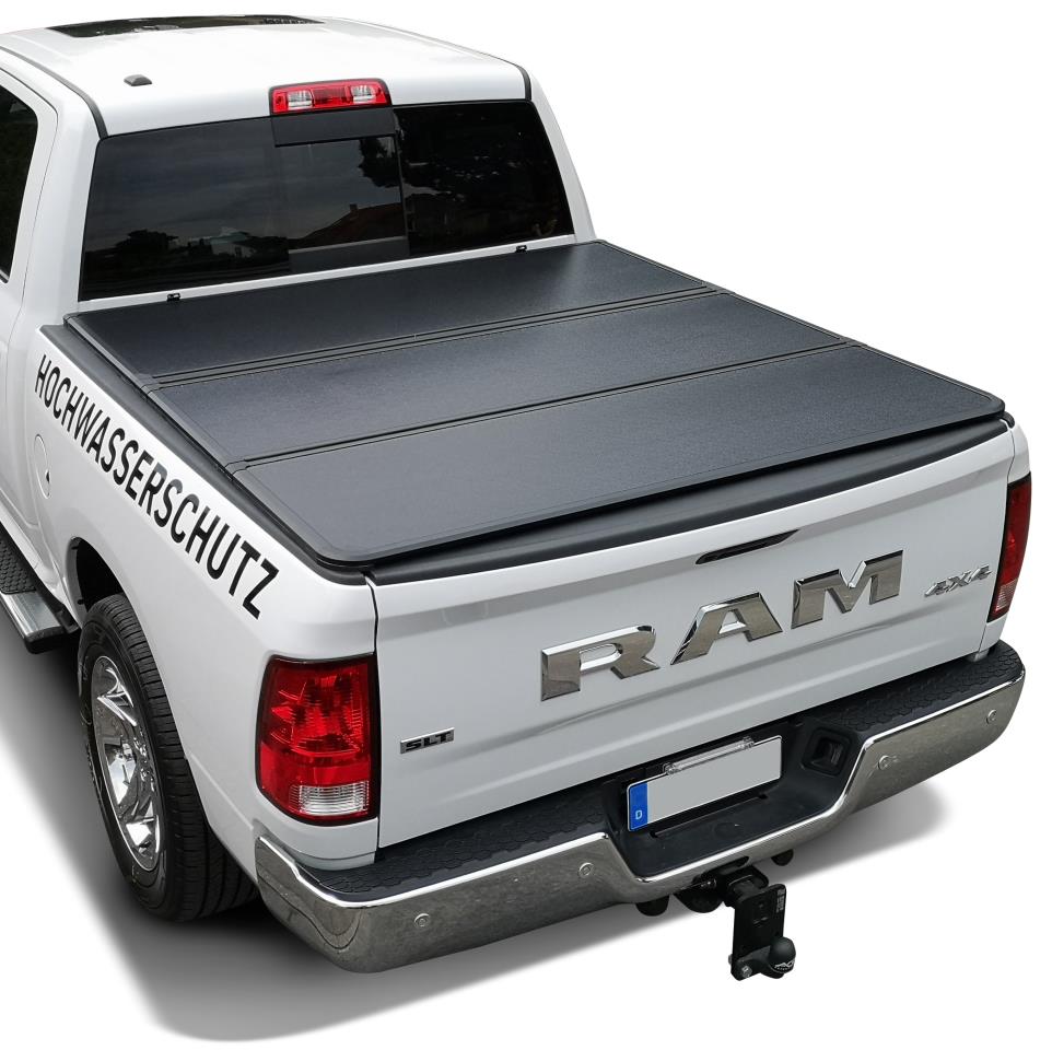 Laderaumabdeckung klappbar passend für Dodge Ram Quad Cab (2019-) long Bed 6,4 ft