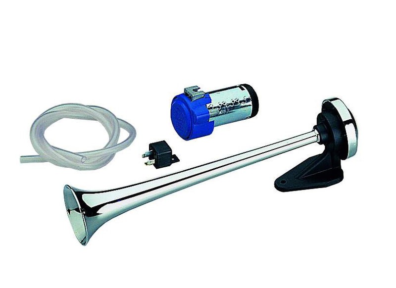 Bootshorn Einzelhorn 39cm + Kompressor 1,0 bar / 12 Volt