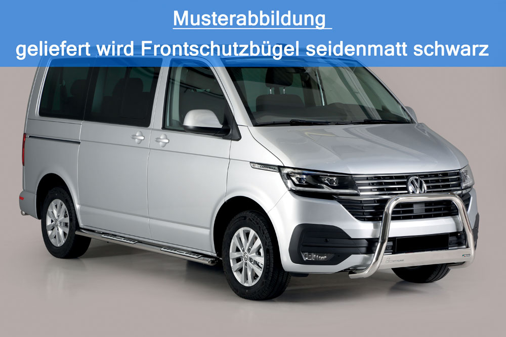 Schwarzer Frontschutzbügel passend für VW T6.1 (2019-)