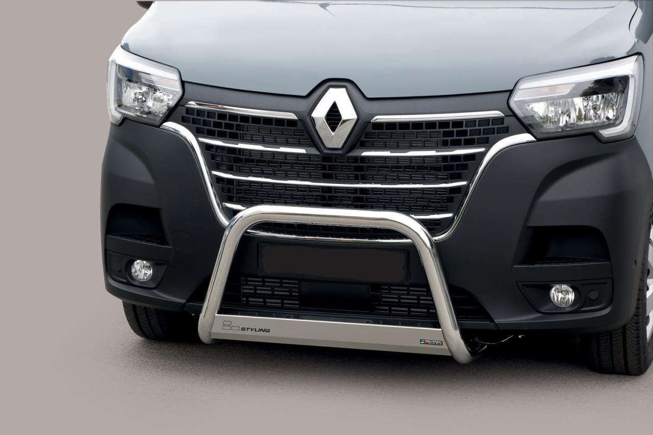 Edelstahl Frontschutzbügel Ø 63 mm passend für Renault Master (2019-)