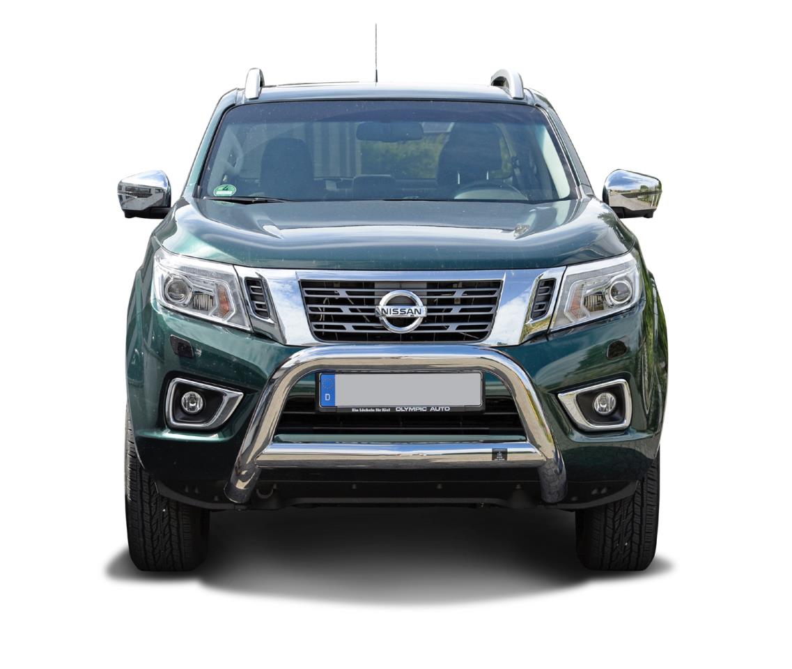 Edelstahl Frontschutzbügel passend für Nissan Navara D231 NP300 (2015-2021)