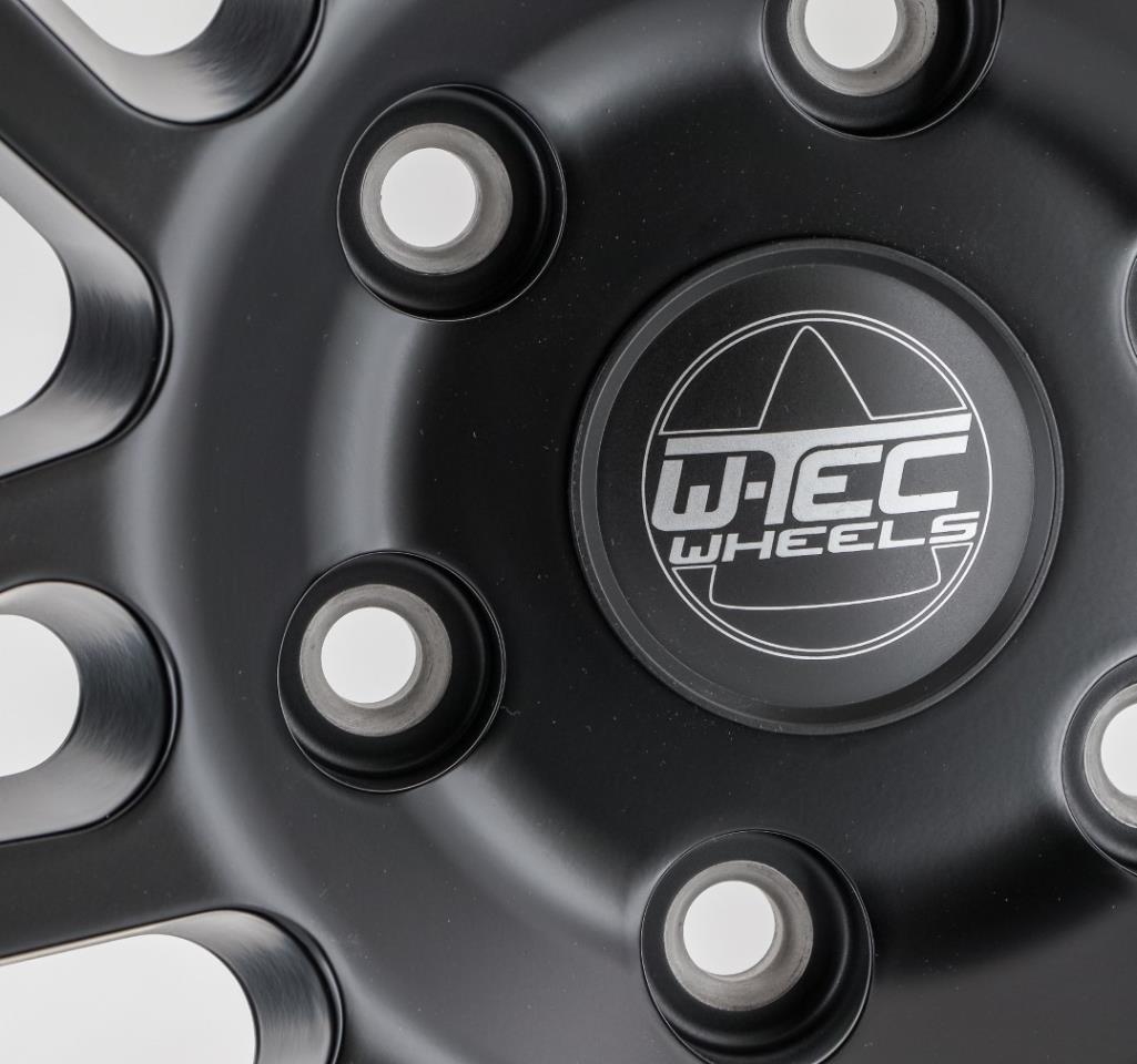 1x complete wheel W-TEC Extreme Black Edition 20" + 275/55 (117-H) General Grabber AT3 suitable for Ford Ranger (2012-2018)