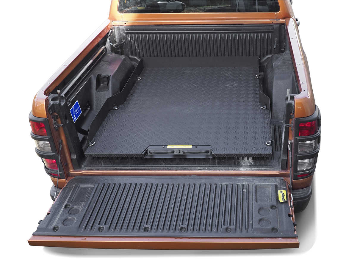 Produktbild: Pickup Ladeflächenauszug schwarz Alu